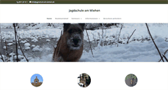 Desktop Screenshot of jagdschule-am-wiehen.de